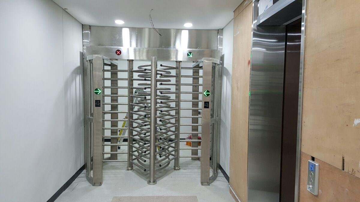 Full height turnstile gate